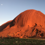 Ayers Rock im Outback in Australien