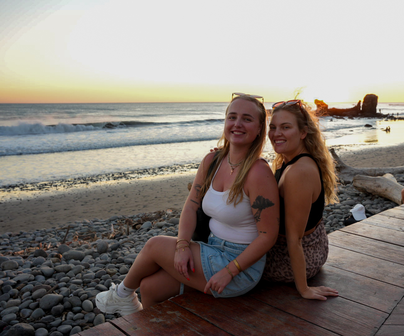 Sonnenuntergang am Playa El Tunco 