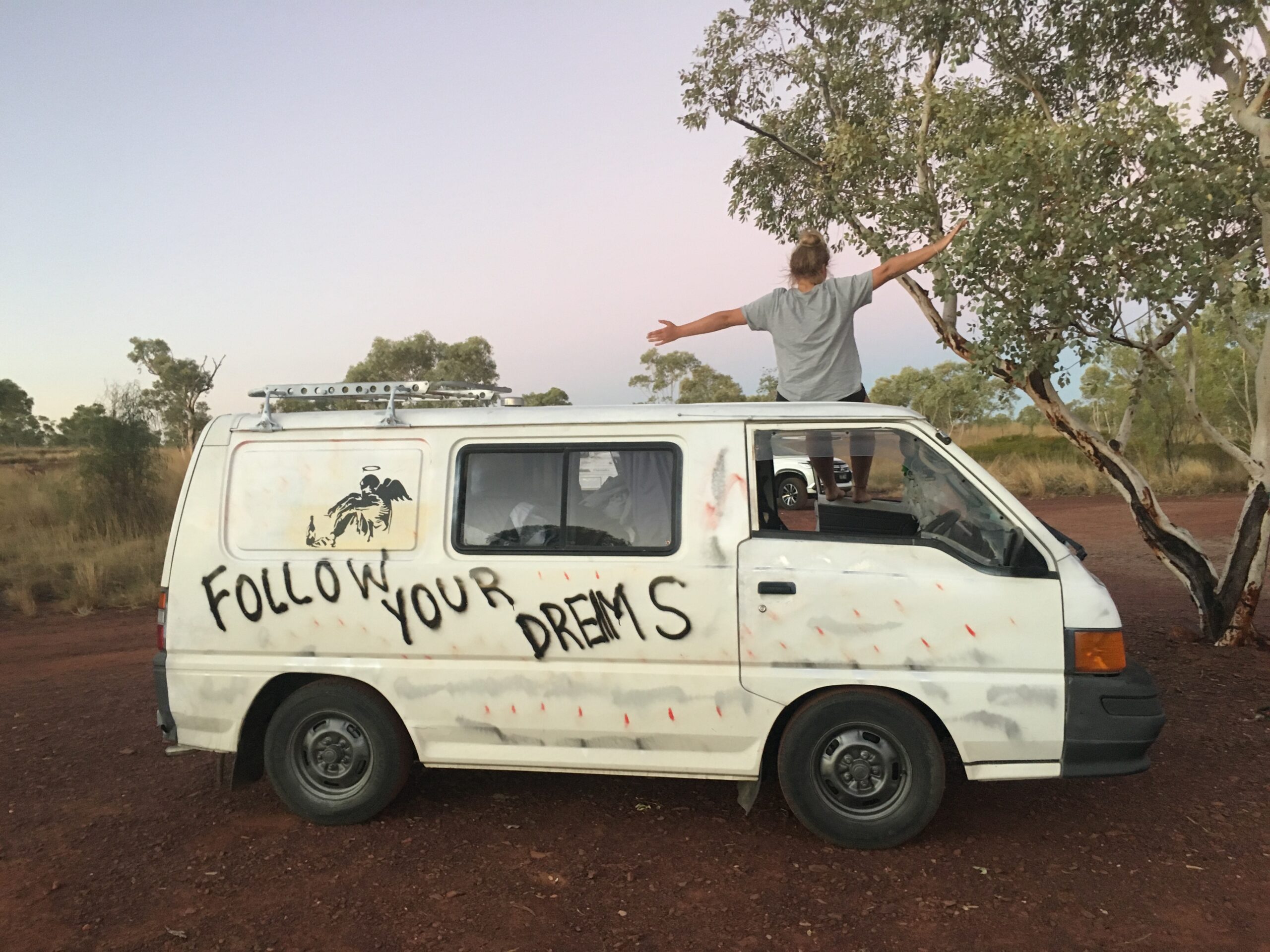 Domme unser Campervan in Australien