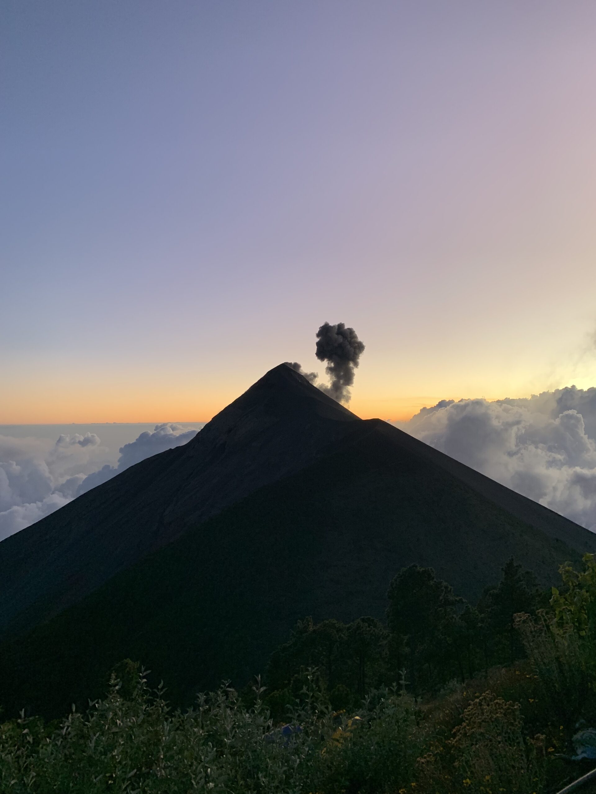 Acatenango Vulkan Wanderung, Guatemala