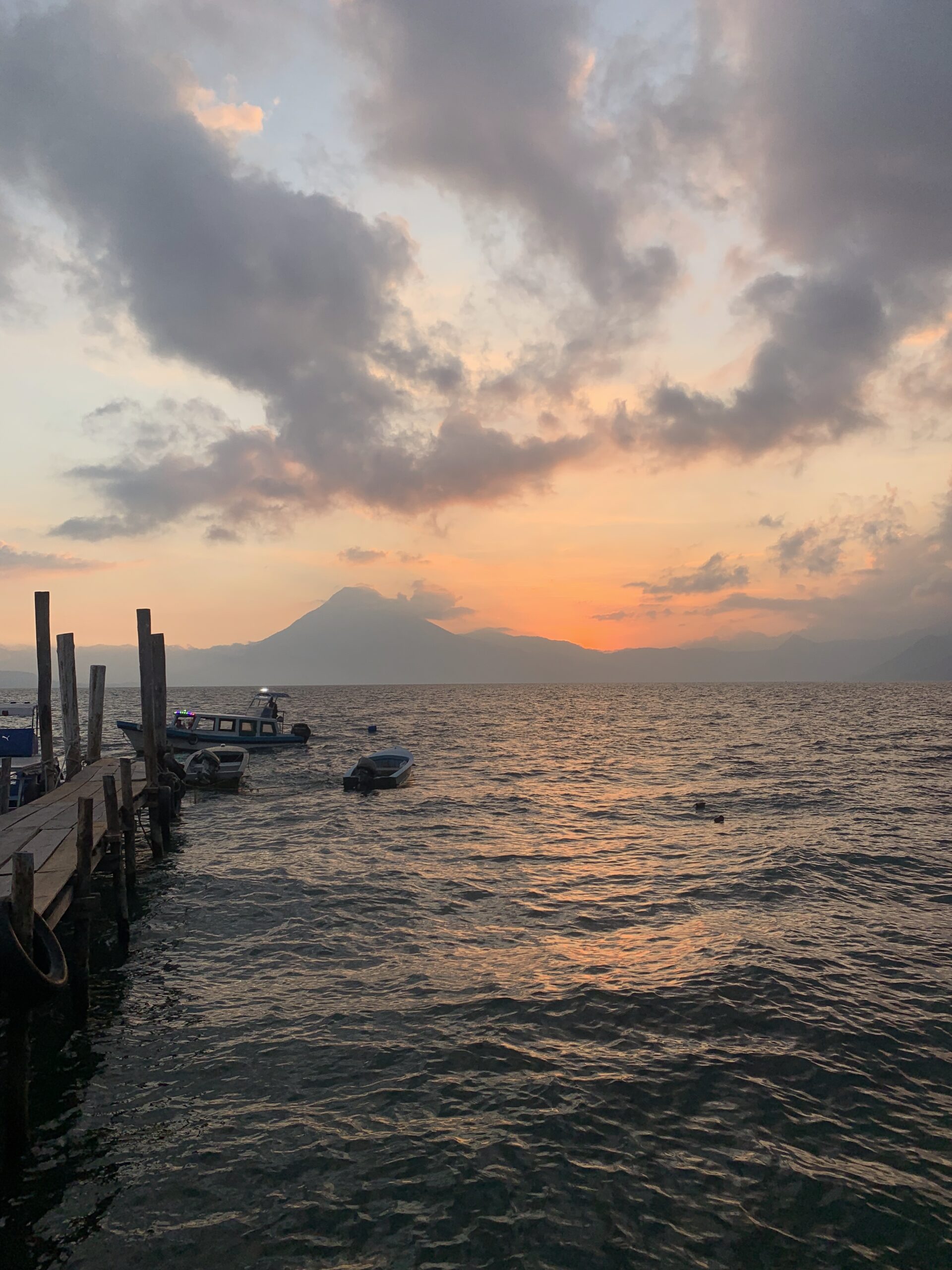 Sonnenuntergang Lake Atitlán